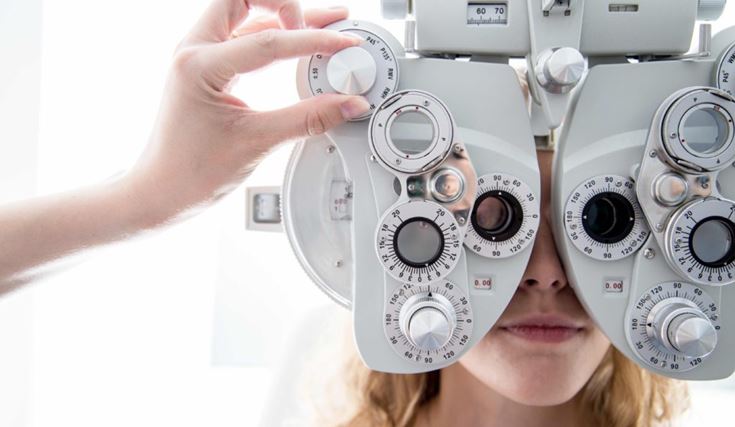 Test optometrico visivo
