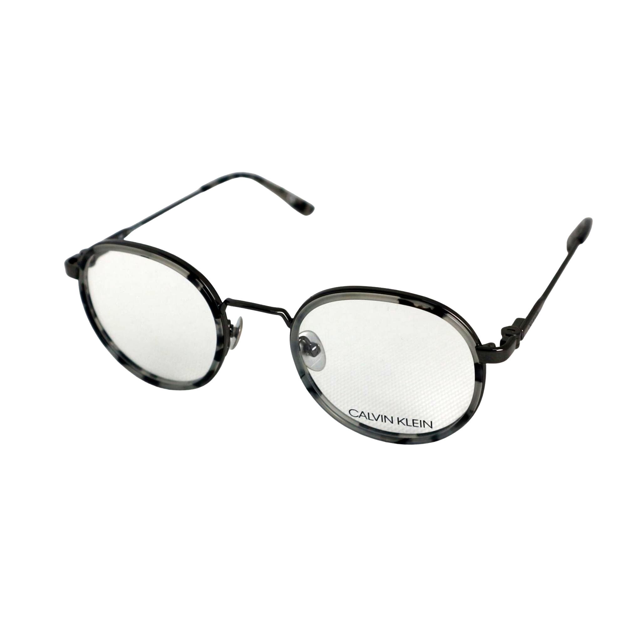 occhiali-da-vista-cerchio-intero-Calvin-Klein-argento